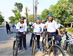 Danlantamal I Laksanakan Gowes dan Mancing Bersama Dankodiklatal