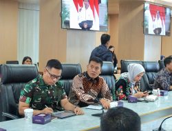 Asrena Danlantamal I Ikuti Rakornas Pengendalian Inflasi Tahun 2024 Melalui Vicon