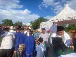 Masyarakat Berbondong-Bondong Laksanakan Sholat Idul Adha 1445 H/2024 M di Lapangan Mako Lanal Bintan Bersama Forkopimda Bintan