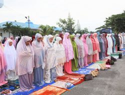 Lantamal I Laksanakan Sholat Idul Adha 1445 H dan Pemotongan Hewan Qurban
