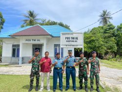 Kunjungan Kerja Danlanal Simeulue Ke Posal Kampung Aie