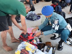 Tim F1QR Pangkalan TNI AL Dumai Amankan 42 Orang PMI Non Prosedural Dari Malaysia