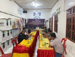 Lanal Nias Bersama Forkopimda Nias Selatan Dukung Pelaksanaan Pemilihan Suara Ulang di Kecamatan Pulau Simuk Nias Selatan