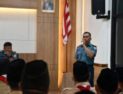 Komandan Lanal Bandung Beri Pengarahan Pencapaian Tanda Kwalifikasi Khusus Pembina Kepada Gerakan Pramuka Kwartir Cabang Cianjur