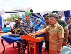 Danlanal Dumai Resmikan Gedung Baru Pos TNI AL Selatpanjang