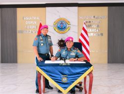 Danlantamal I Terima Kunjungan Danpasmar 1