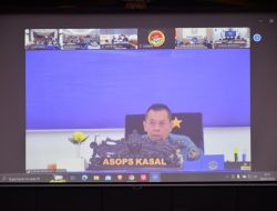 Perwira Korps Pelaut Lantamal I Ikuti Kegiatan Safari Binkorps Pelaut Melalui Vicon