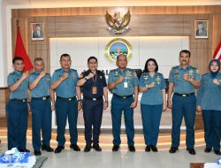 Komandan Lanal Bandung Sambut Kunjungan Kerja Panglima Koarmada l