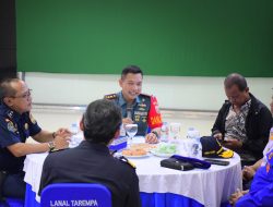 Gelar Coffee Morning, Lanal Tarempa Ajak Instansi Maritim Lebih Perhatikan Pengguna Transportasi Laut