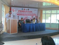 Danlanal Tarempa Hadir Untuk Berikan Semangat Kepada Paskibraka Kepulauan Anambas Tahun 2024