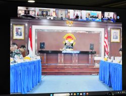 Danlantamal I Ikuti Pengarahan Pangkoarmada RI Melalui Vicon