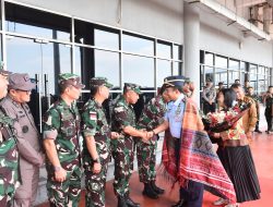Danlantamal I Sambut Kedatangan Dansesko TNI Beserta Pasis Dikreg LII Sesko TNI 