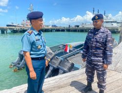 Posbinpotmar Mentigi Terima Kunjungan Danlanal Bintan
