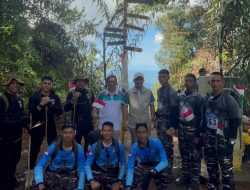 PRAJURIT LANAL BINTAN IKUTI TREKING DAN HIKING DI GUNUNG BINTAN