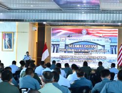 DANLANTAMAL I TERIMA KUNJUNGAN DANSESKO TNI BESERTA PASIS DIKREG SESKO TNI ANGKATAN LII TAHUN 2024