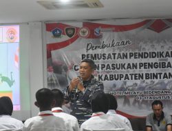 Danlanal Bintan Bekali Wawasan Kebangsaan Bagi Calon Paskibraka Kabupaten Bintan Tahun 2024