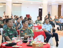 DANLANTAMAL I HADIRI KUNJUNGAN KKDN PASIS DIKREG LII SESKO TNI TAHUN 2024 DI KANTOR GUBERNUR SUMUT