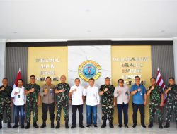 DANLANTAMAL I TERIMA KUNJUNGAN DIREKTUR KESELAMATAN DAN KEAMANAN BESERTA EXECUTIVE VICE PRESIDENT SECURITY PT. KAI