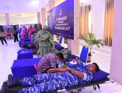 Sambut HUT TNI AL Ke-79 Tahun 2024, Lanal Banjarmasin Gelar Donor Darah