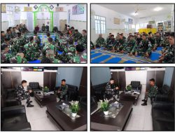 Doa Bersama Menyambut Hari Ulang Tahun Ke-79 TNI Angkatan Laut Tahun 2024 di Lanal Tarempa