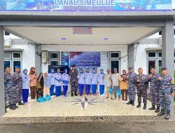 TINGKATKAN SEMANGAT JALESVEVA JAYAMAHE, LANAL SIMUELUE GELAR NAVAL BASE OPEN DAY DALAM RANGKAIAN HUT KE-79 TNI ANGKATAN LAUT