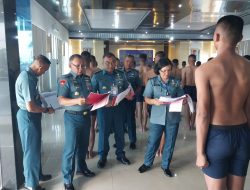 CALON GENERASI PRAJURIT JALASENA, DANLANAL SIMEULUE HADIRI PANTUKHIRDA CABA DAN CATA PK TNI AL GELOMBANG II TA. 2024