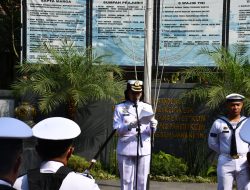 Pangkalan TNI AL Bandung Gelar Upacara Peringatan HUT Ke-79 TNI AL Tahun 2024