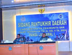 PANDA LANTAMAL I LAKSANAKAN PANTUKHIRDA CABA DAN CATA PK TNI AL GELOMBANG 2 TA. 2024