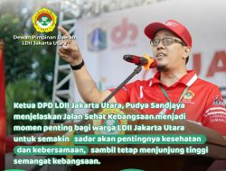 Pudya Sanjaya : Jalan Sehat Kebangsaan Menjadi Moments Penting Bagi Warga LDII Jakarta Utara