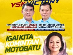 Yossi S. Manoppo Ungkap Putra Putri Bolmong Siap Memenangkan  Yulius Stevanus Komaling dan R Viktor Mailangkay untuk Pimpin Sulut 2024-2029