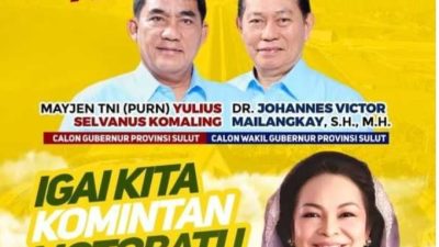 Yossi S. Manoppo Ungkap Putra Putri Bolmong Siap Memenangkan  Yulius Stevanus Komaling dan R Viktor Mailangkay untuk Pimpin Sulut 2024-2029