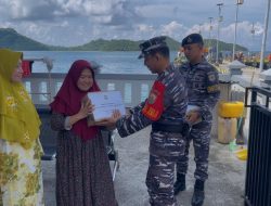 Paket Sembako Untuk Warga, Wujud Cinta TNI AL Kepada Rakyat