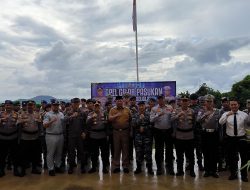 Danlanal Tarempa Hadiri Apel Gelar Pasukan Operasi Zebra Seligi 2024