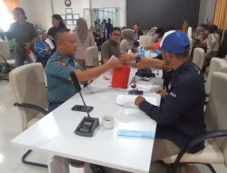 Lantamal I Ikuti Donor Darah Hari Bakti Karantina Ke-147