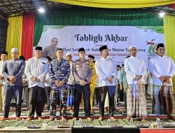 Danlanal Bintan Hadiri Acara Tabligh Akbar Peringati Hari Jadi Kabupaten Bintan Ke-76 Tahun 2024