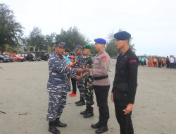 Lanal Benglulu Gelar Aksi Bersih Pantai Jelang Hari Armada RI Tahun 2024