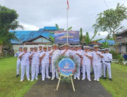 Lanal Simeulue Gelar Ziarah Rombongan Peringati Hari Armada RI Ke-79 Tahun 2024