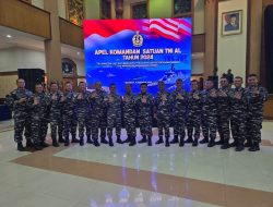 Komandan Lanal Bengkulu Hadiri Apel Komandan Satuan TNI AL 2024