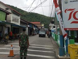 Gema Lagu Indonesia Raya di Lanal Tarempa