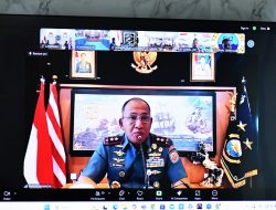 Danlantamal I Ikuti Rapat Review Penanganan Masuknya Pengungsi Rohingya Secara Vicon