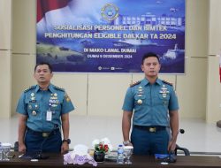 Bina Personel, Pangkalan TNI AL Dumai Ikuti Sosialisasi dan Bimtek dari Tim Staf Personel Mabesal