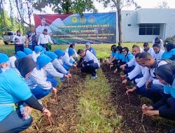 Jalin Kebersamaan, Lanal Bandung Gelar Gowes Bersama dan Penanaman Ketahanan Pangan