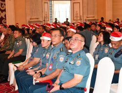 Lantamal I Hadiri Perayaan Natal Tahun 2024 Bersama Kasad di Wilayah Kodam I/BB
