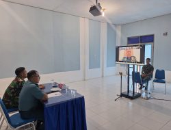 Lanal Simeulue Ikuti Kegiatan Ketahanan Pangan Oleh Aspotmar Koarmada I Secara Vicon