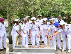Refleksi Semangat Pertempuran, Lanal Sabang Laksanakan Ziarah di TMP Banda Aceh