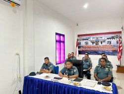 Danlanal Simeulue Ikuti Pembukaan Audit Kinerja IT Koarmada I Tahun 2025 Secara Vicon
