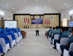 TNI AL Dumai Ikuti Sharing Komunikasi dan Motivasi Bersama Dr. Aqua Dwipayana