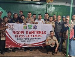 Kapolsek Sawah Besar Gelar Ngopi Kamtibmas Di Kelurahan Mangga Dua Selatan