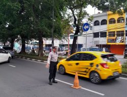 Antisipasi Kepadatan Lalulintas Dan Gesekan Pelajar Unit Samapta Polsek Kemayoran Melaksanakan Ploting Pagi Hari