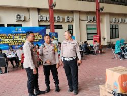 Bhabinkamtibmas Kelurahan Kebon Kosong Melaksanakan Kegiatan Monitoring Pasca Kebakaran